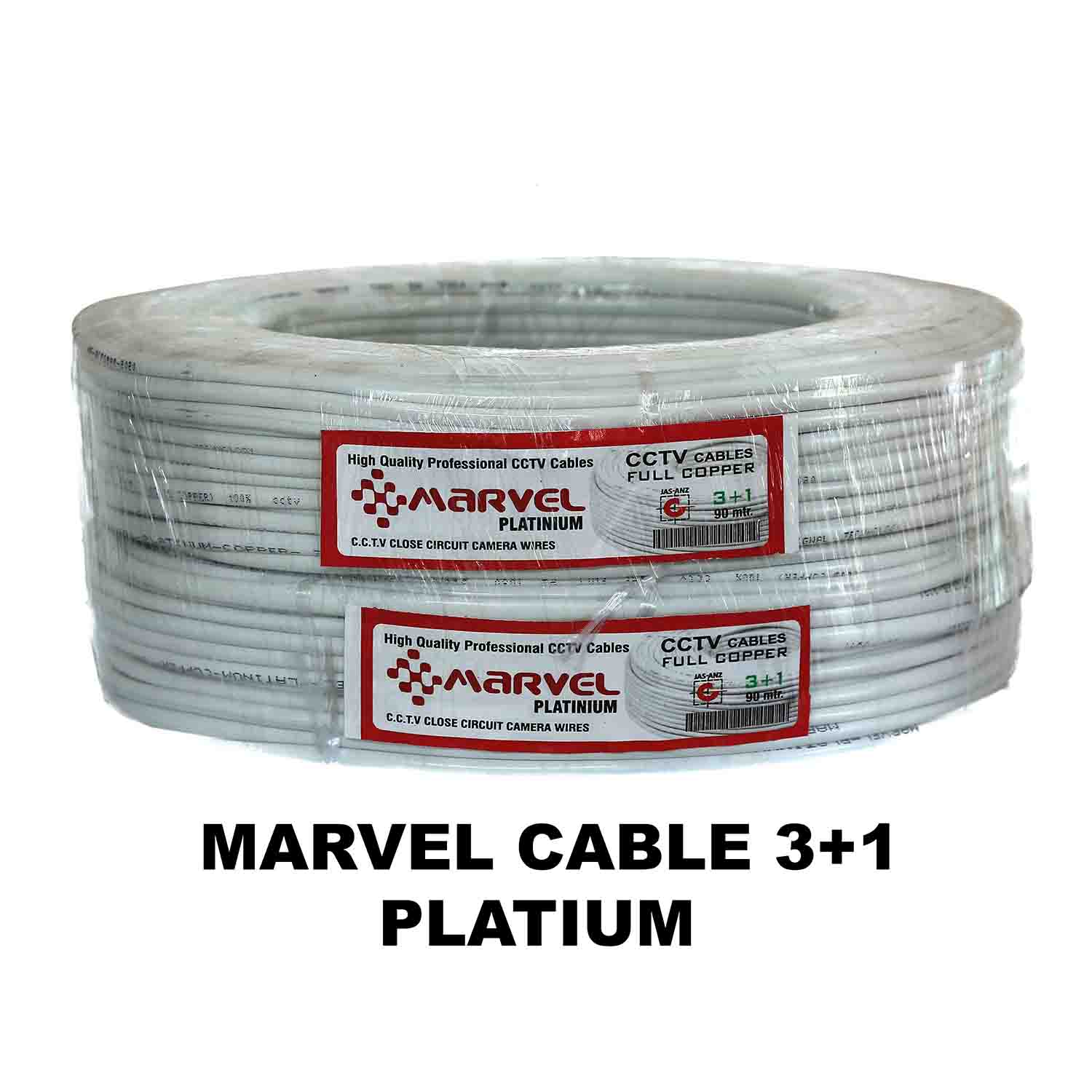 Marvel Platinum 3+1 Pure Copper CCTV Camera Cable