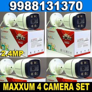 Maxxum 2.4mp Night Color 4 Cctv Camera Set