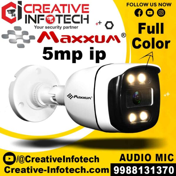 Maxxum 5mp Ip Night Color Bullet Camera
