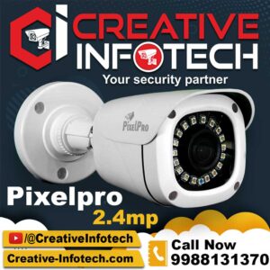 Pixelpro 2.4 Mp Night Vision Bullet Cctv Camera New Best Deal