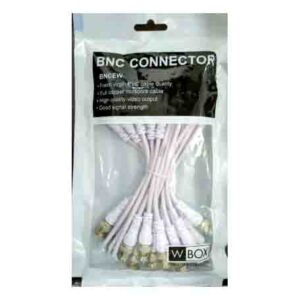 Wbox BNC Wire Connector  (White, Pack of 25)