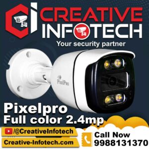 Pixelpro 2.4 Mp Night Color Bullet Cctv Camera New Best Deal