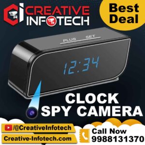 Clock Wifi Spy Camera Night Vision 4k