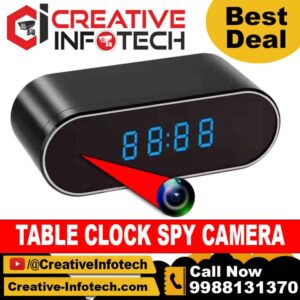 Clock Wifi Spy Camera Night Vision