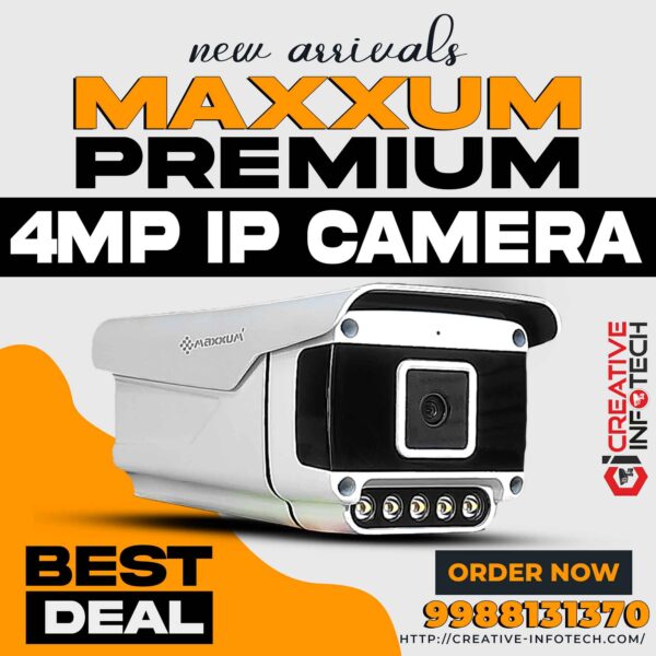 Maxxum Premium 4mp Ip Night Color Camera