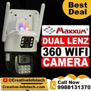 Maxxum dual lens 2 in 1 outdoor 360 wifi camera