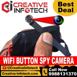 BUTTON SPY CAMERA WIFI – CREATIVE INFOTECH LUDHIANA