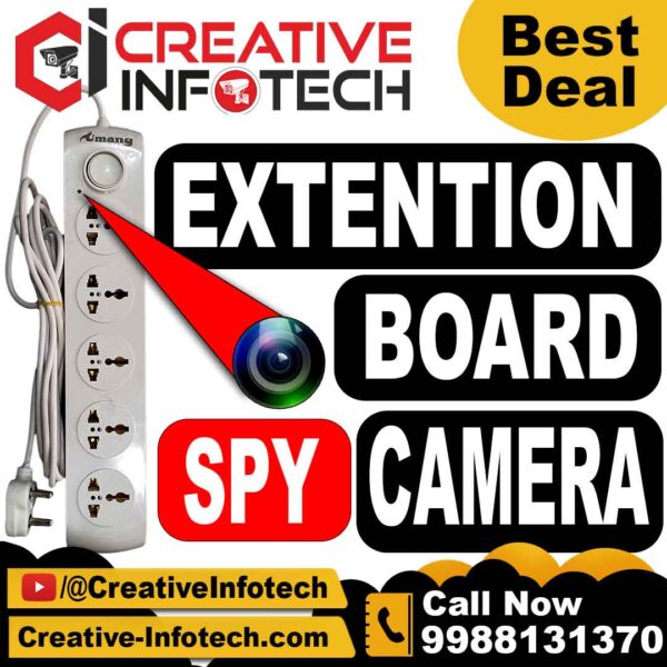 EXTENTION BOARD 4K SPY CAMERA CREATIVE INFOTECH LUDHIANA