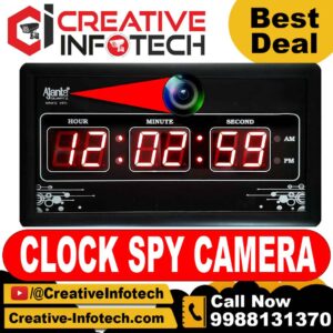 DIGITAL Wall Clock Camera TIME – CREATIVE INFOTECH LUDHIANA