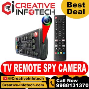 TV REMOTE SPY CAMERA 4K WIFI CREATIVE INFOTECH LUDHIANA