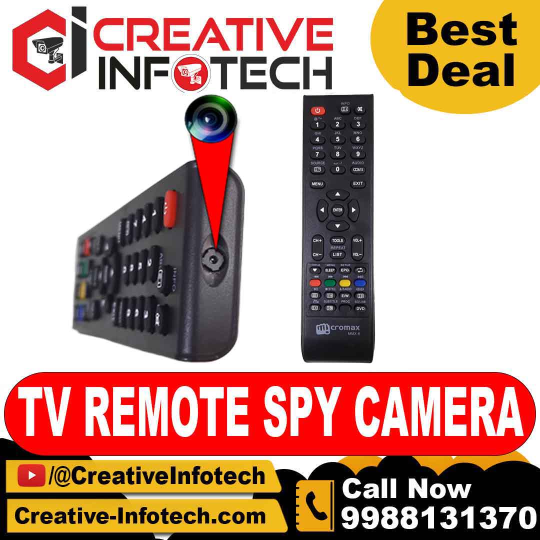 TV REMOTE SPY CAMERA 4K WIFI CREATIVE INFOTECH LUDHIANA