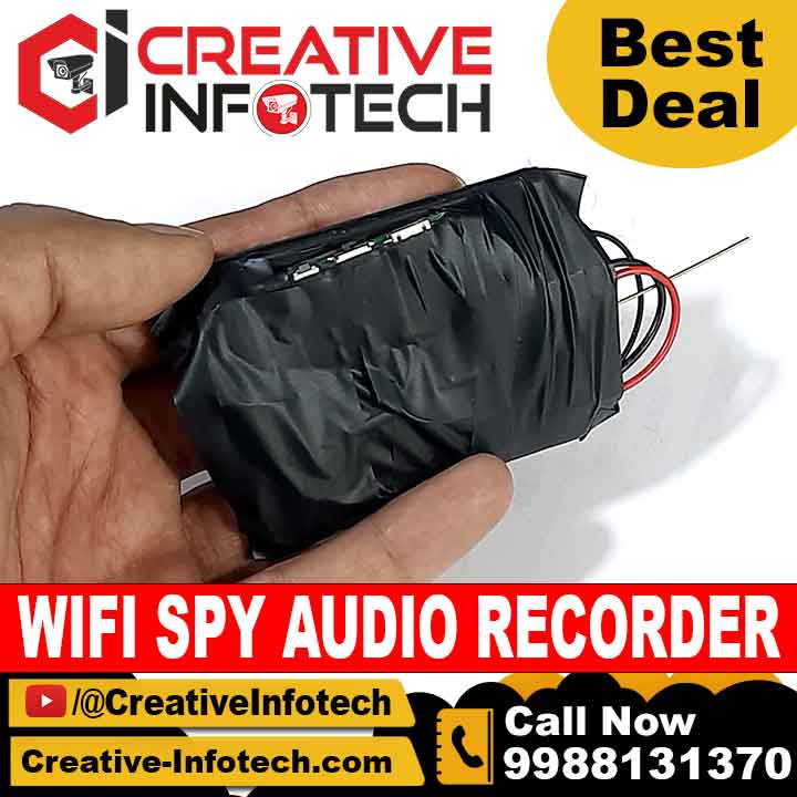 WIFI SPY AUDIO RECORDER - CREATIVE INFOTECH LUDHIANA