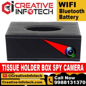 TISSUE HOLDER BOX SPY CAMERA