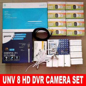 UNV 2mp Night Color 8 DVR Camera Set